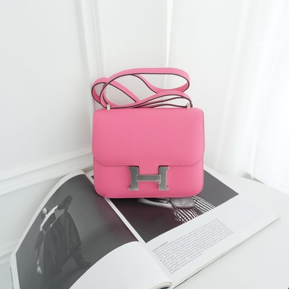 Hermes Constance Mini in Rose Pink